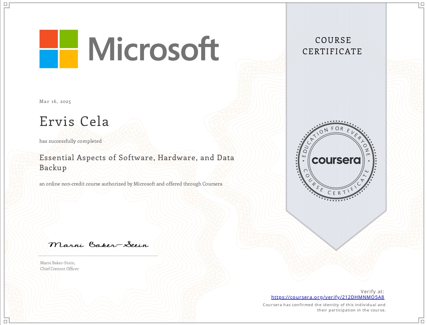 Certification 15