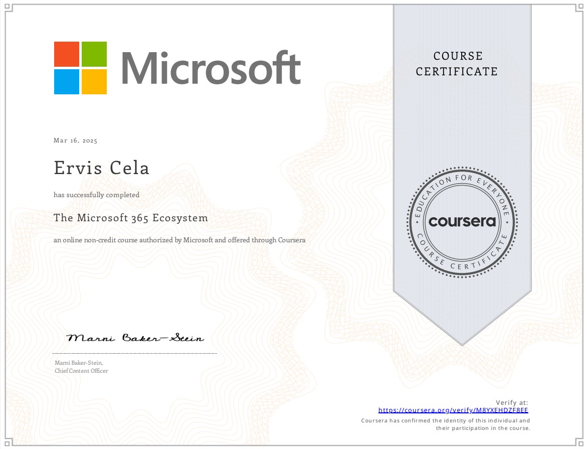 Certification 16