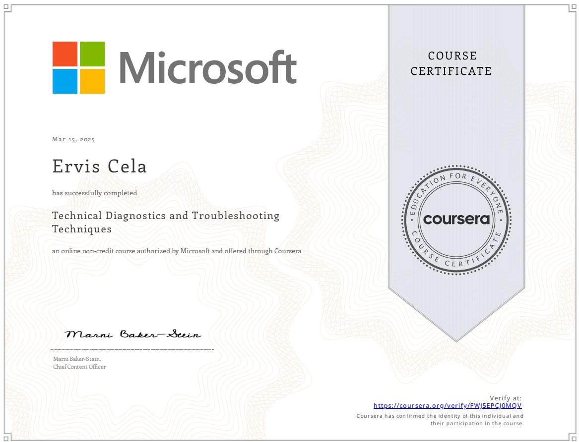 Certification 25