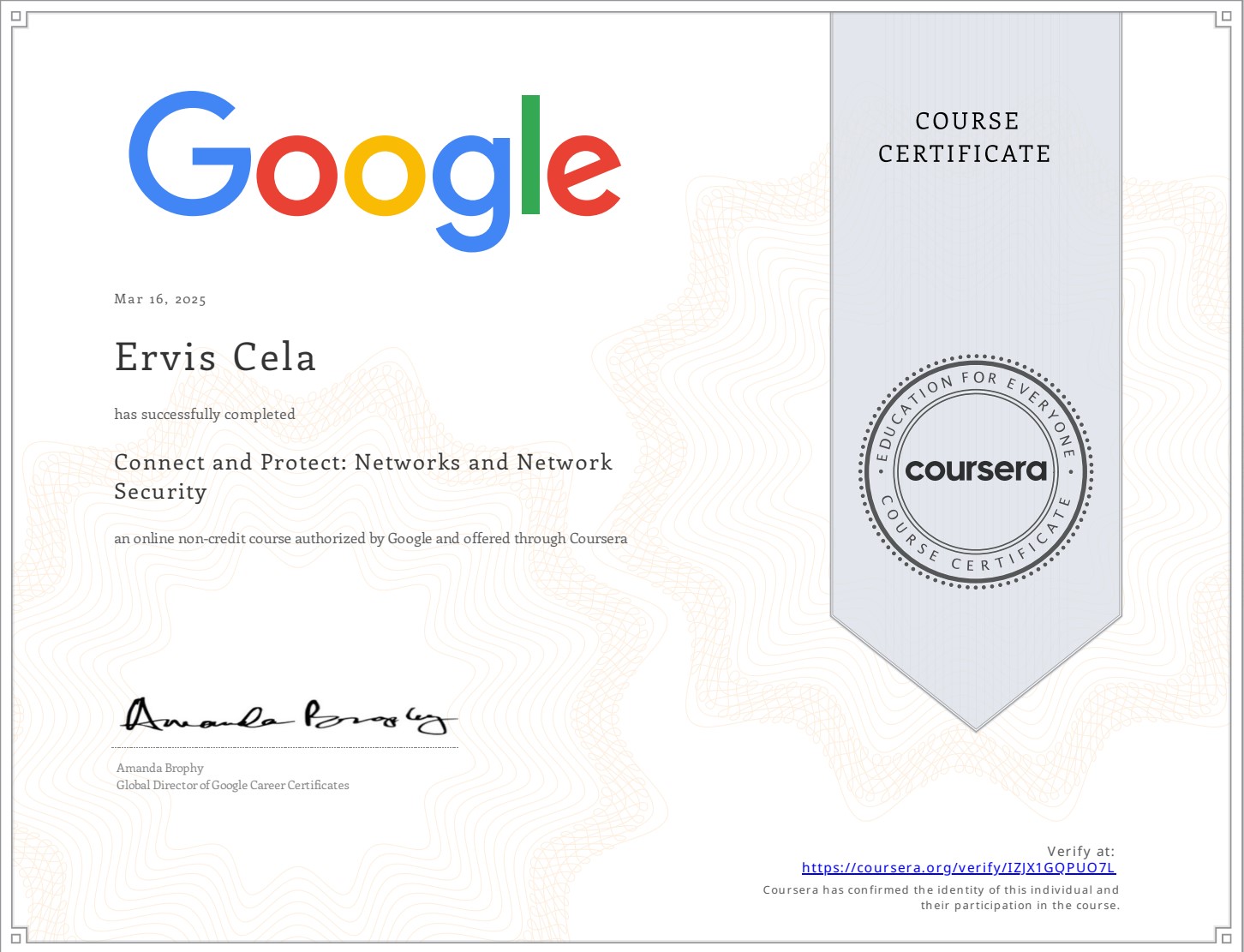 Certification 9