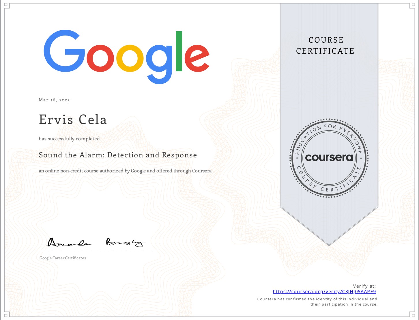 Certification 12